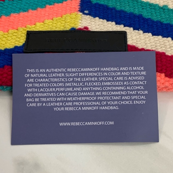 Rebecca Minkoff Colorful Woven Wristlet - Picture 9 of 9